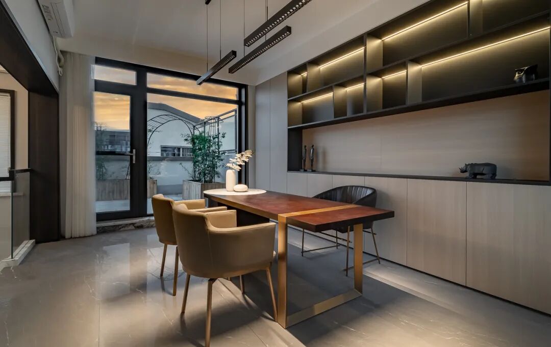 百萬案例｜280m2現(xiàn)代簡約風(fēng)，簡單又不失質(zhì)感，住的超舒心(圖10)