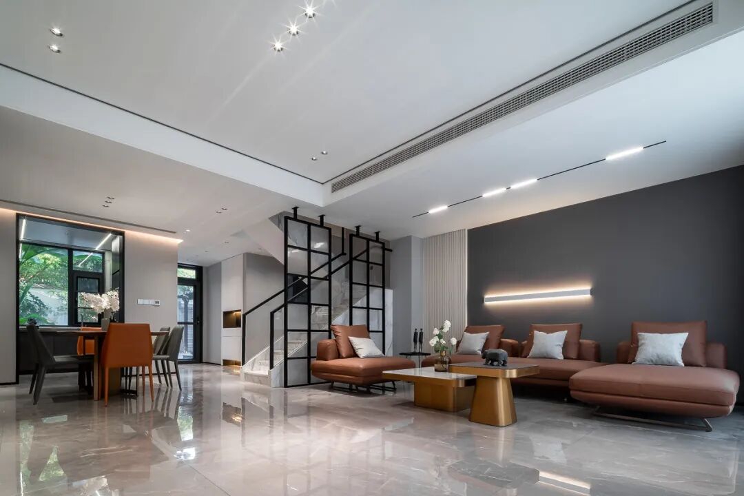 百萬案例｜280m2現(xiàn)代簡約風(fēng)，簡單又不失質(zhì)感，住的超舒心(圖3)